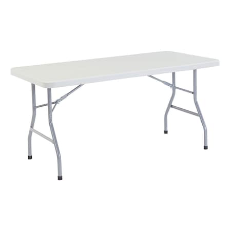 Global Industrial Rectangle Folding Table, 30 in W, 60 in L, 29 in H 695811